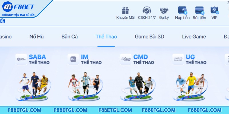 SABA là sảnh cược thu hút lượng lớn người tham gia thể thao F8BET